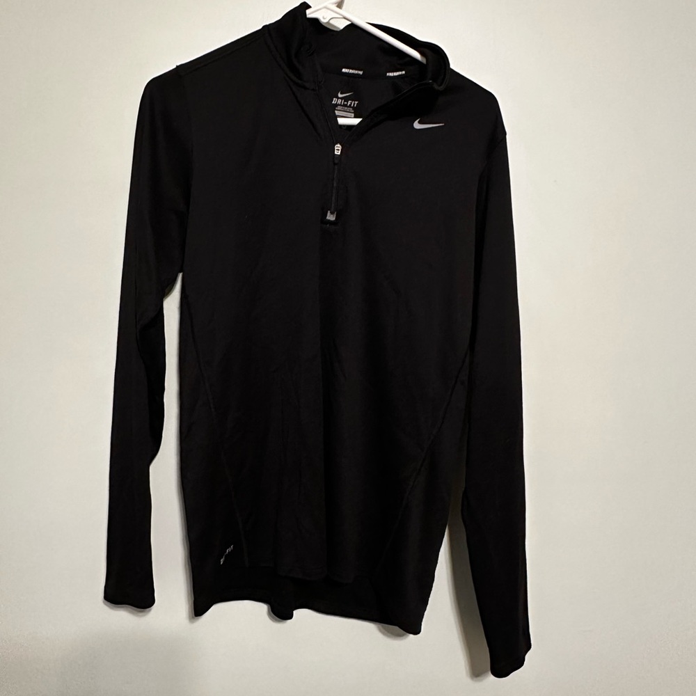 Black Nike Dri-Fit Quarter-zip (Medium)